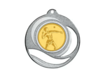 Medaille fer a trou diam50mm argt