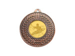 Medaille porte-centre fer bronze 50mm