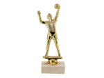 Trophee sujet plas or volley h 17cm