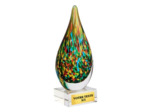 Trophee verre souffle transparent(e