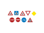 Panneau  intersection avec priorite