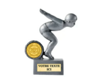 Resine natation junior h. 12 cm