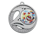 Medaille zamak diam50mm argent