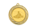 Medaille porte-centre fer or d 70mm