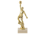 Trop sujet plas or basket h 19cm
