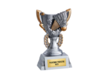 Trophee resine discip badminton h 11cm