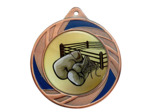Medaille fer diam70mm bronze/bleu