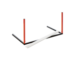 Lot de 2 haies métalliques réversibles  50/60 cm