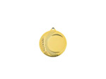 Medaille porte-centre or diametre 4