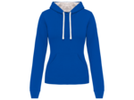 Sweatshirt capuche contrastée femme