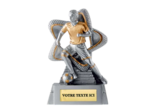 Trophee resine eco joueur de foot h. 11 cm
