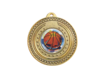 Medaille porte-centre fer or 50mm