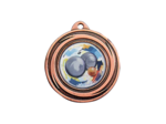 Medaille porte-centre fer bronze d 40 mm