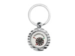 Porte-clef argent avec ecrin