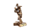 Trophee resine joueuse basket h. 20 cm