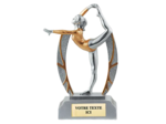 Trophee resine gym femme 3d h. 25 cm