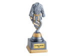 Trophee plastique judo h 18 cm