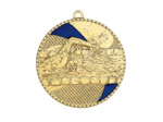 Medaille frappee fer natation 50mm