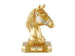 Trophee resine tete de cheval 3d h. 28 cm