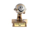 Trophee resine petanque h. 10 cm