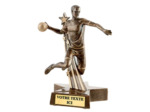 Trophee resine handball homme h. 21 cm