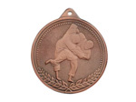 Medaille frappee fer judo 70mm