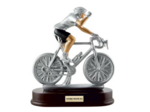 Resine cyclisme femme h.21x24cm