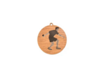 Medaille en bois petanque diametre