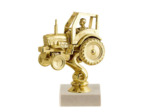 Trop sujet plas or tracteur h 14cm