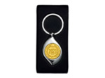 Porte-clef argent avec ecrin