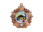 Med porte-centre zamak bronze 50mm
