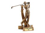 Resine golf homme h.21 cm