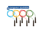 Corde a sauter ajustable - 2.20 m