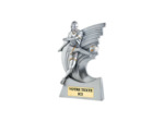 Trophee resine foot feminin 3d h.20cm