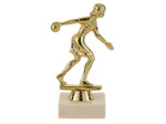 Trop sujet plas or bowling h 14cm