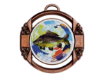 Medaille zamak diam70mm bronze