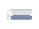 Filet de badminton - pe 05 mm
