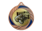 Medaille fer diam70mm bronze/bleu