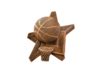Applique resine etoile basket-ball
