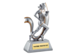Trophee resine course femme h. 15 cm