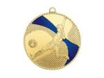 Medaille frappee fer foot 50mm