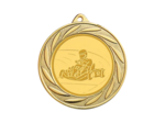 Medaille porte-centre fer or d 70mm