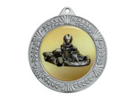 Medaille fer diam70mm argent