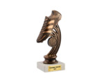 Petit trophee plastique bronze foot
