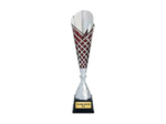 Coupe classique argent/rouge hauteu