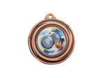 Medaille porte-centre fer bronze d 40 mm