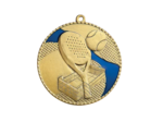 Medaille frappee or padel 50mm