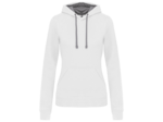 Sweatshirt capuche contrastée femme
