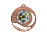 Medaille fer a trou diam50mm bronze
