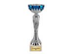 Coupe eco arg/bleu h 23cm d 80mm